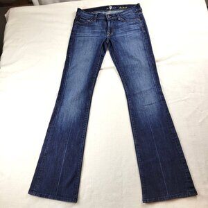 7 For All Mankind Low Rise Bootcut Jeans - Size 28